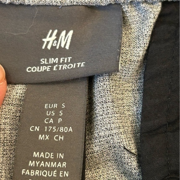 Men's H&M Slim Fit Pull On Gray Casual Shorts Small - Picture 8 of 8